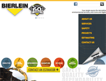 Tablet Screenshot of bierlein.com